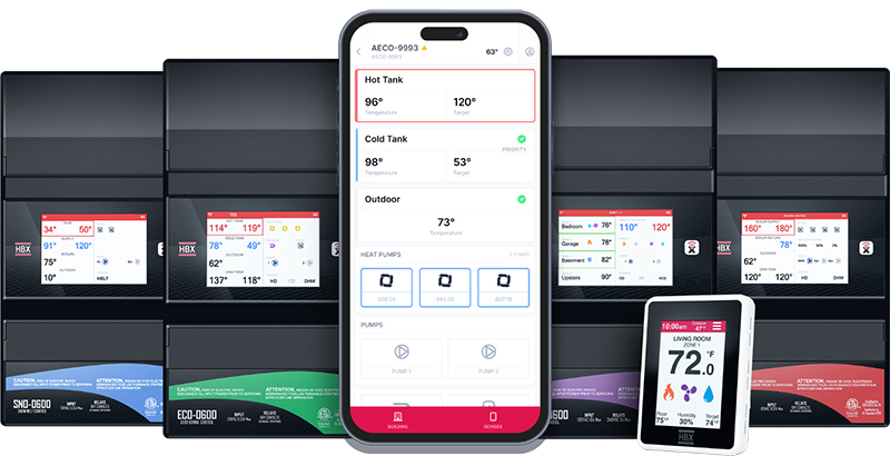 HBX Controller Hydronic Controllers and Wi-Fi Thermostats