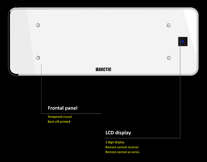 Ultra Thin High Wall Fan Coil front panel